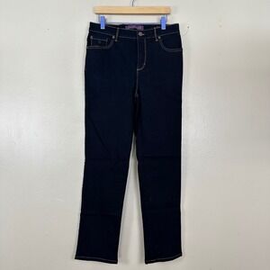 Gloria Vanderbilt Women's 6P Amanda Jeans Rinsenoir Flawless Flex NEW